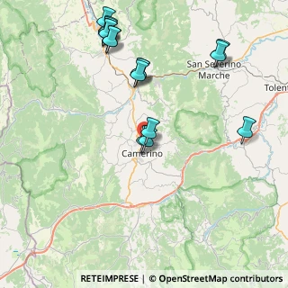 Mappa Via Andrea D'Accorso, 62032 Camerino MC, Italia (9.55188)