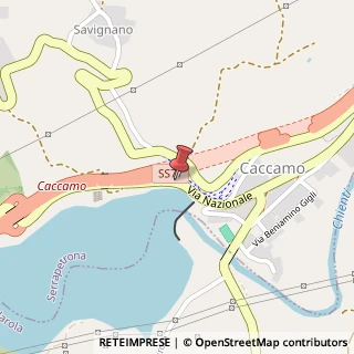 Mappa Via nazionale - caccamo sul lago, 62020 Serrapetrona, Macerata (Marche)