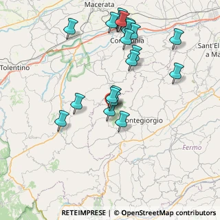 Mappa Via Carlo Crivelli, 63834 Massa Fermana FM, Italia (8.456)