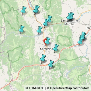 Mappa Viale Vincenzo Ottaviani, 62032 Camerino MC, Italia (10.2185)