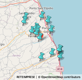 Mappa Strada Comunale S. Lorenzo, 63900 Fermo FM, Italia (6.23813)