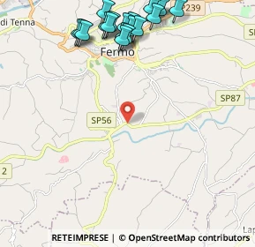 Mappa Via Ete Caldarette, 63900 Fermo FM, Italia (2.8425)