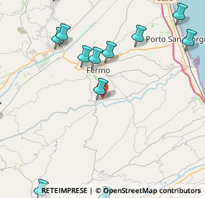 Mappa Via Ete Caldarette, 63900 Fermo FM, Italia (6.06357)