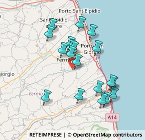Mappa Sp 87 - Via Storno, 63900 Fermo FM, Italia (7.06211)