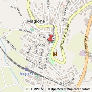 Mappa Via Dante Alighieri, 2, 06063 Magione, Perugia (Umbria)