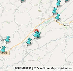 Mappa Contrada Girola di Fermo, 63900 Fermo FM, Italia (6.22667)