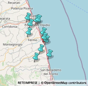 Mappa Via dei palmensi c, 63900 Marina Palmense FM, Italia (10.96545)