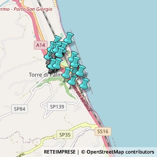 Mappa Via dei palmensi c, 63900 Marina Palmense FM, Italia (0.72692)