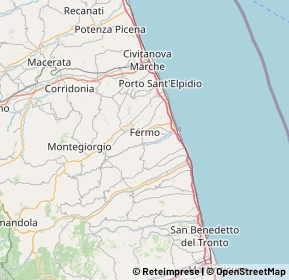Mappa 63825 Fermo FM, Italia (21.15167)