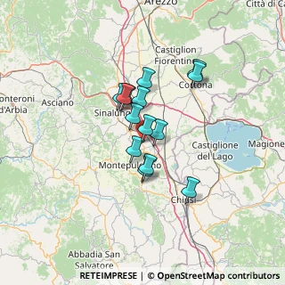 Mappa Via della Resistenza, 53045 Siena SI, Italia (9.80214)