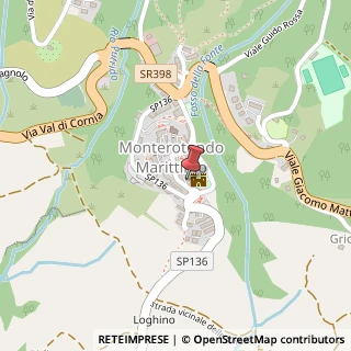 Mappa Via Licurgo Bardelloni, 47, 58025 Monterotondo Marittimo, Grosseto (Toscana)
