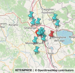 Mappa 53045 Abbadia SI, Italia (9.8175)