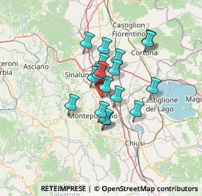 Mappa 53045 Abbadia SI, Italia (9.96556)