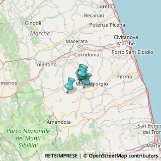 Mappa Via Ada Natali, 63834 Massa Fermana FM, Italia (11.29667)