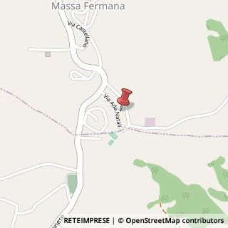 Mappa Via Ada Natali, 25, 63834 Massa Fermana, Fermo (Marche)