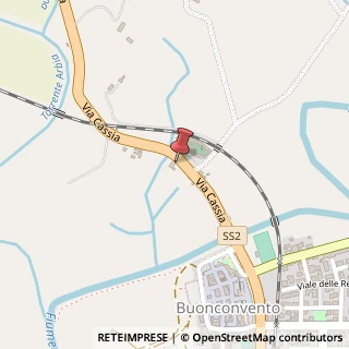 Mappa Strada Statale Cassia Nord, 210, 53022 Buonconvento, Siena (Toscana)