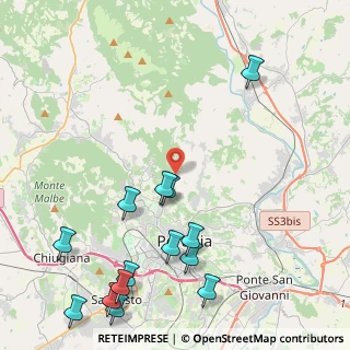 Mappa Via del Barcone, 06131 Perugia PG, Italia (5.78714)