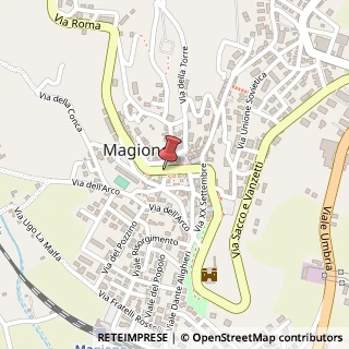 Mappa Corso Raffaele Abate Marchesi, 30, 06063 Magione, Perugia (Umbria)