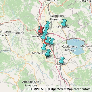 Mappa Via L. Cagnacci, 53045 Abbadia SI, Italia (9.88357)