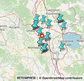 Mappa Via Don Giovanni Minzoni, 53045 Montepulciano SI, Italia (10.768)