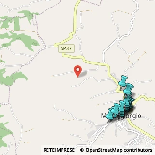 Mappa Via Piane di Monteverde, 63833 Montegiorgio FM, Italia (1.632)