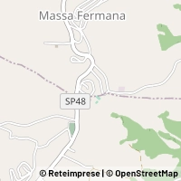 Kaart Massa Fermana