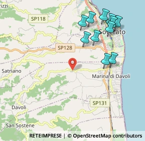 Mappa SP130, 88060 Davoli CZ, Italia (2.58727)