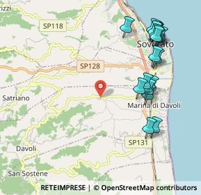 Mappa SP130, 88060 Davoli CZ, Italia (2.72)