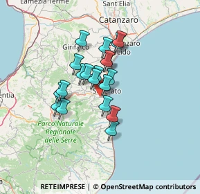 Mappa SP130, 88060 Davoli CZ, Italia (10.7235)
