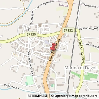 Mappa Via Fratelli Bandiera, 1, 88060 Davoli, Catanzaro (Calabria)