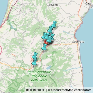 Mappa SS182, 88064 Chiaravalle Centrale CZ, Italia (3.61083)