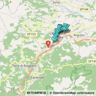 Mappa SS182, 88064 Chiaravalle Centrale CZ, Italia (1.55364)