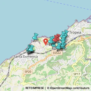 Mappa Viale Raf Vallone, 89861 Tropea VV, Italia (0.7675)