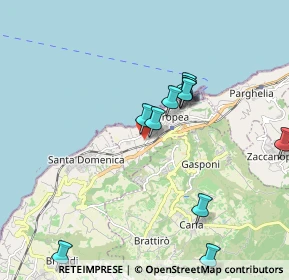 Mappa Viale Don Mottola, 89861 Tropea VV, Italia (2.11)