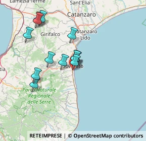 Mappa Via Grazia Deledda, 88060 Davoli CZ, Italia (14.17154)