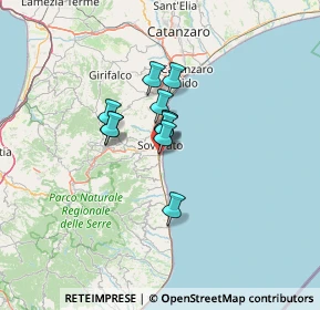 Mappa Via Grazia Deledda, 88060 Davoli CZ, Italia (8.21364)