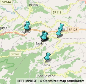 Mappa Scesa Mazzini, 88060 Satriano CZ, Italia (1.076)