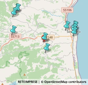 Mappa Scesa Mazzini, 88060 Satriano CZ, Italia (5.57636)