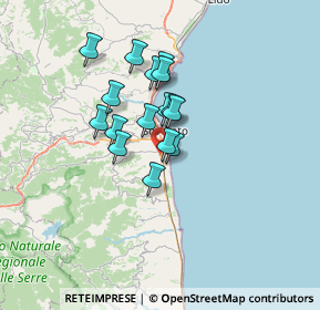 Mappa Sant'Andrea apostolo dello Ionio, 88060 Davoli CZ, Italia (5.36)