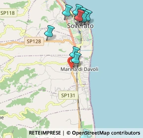 Mappa Sant'Andrea apostolo dello Ionio, 88060 Davoli CZ, Italia (2.65417)