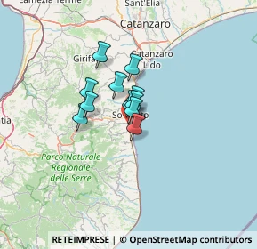 Mappa Sant'Andrea apostolo dello Ionio, 88060 Davoli CZ, Italia (7.78364)