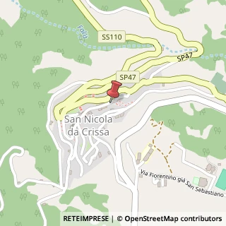 Mappa Via Fiorentino, 55, 89821 San Nicola da Crissa, Vibo Valentia (Calabria)