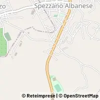 Kaart Spezzano Albanese