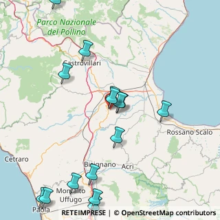 Mappa Via Coscia, 87019 Spezzano Albanese CS, Italia (21.91467)