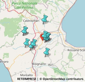 Mappa Contrada Serralto, 87019 Spezzano Albanese CS, Italia (9.60364)