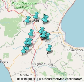 Mappa Contrada Serralto, 87019 Spezzano Albanese CS, Italia (10.26737)