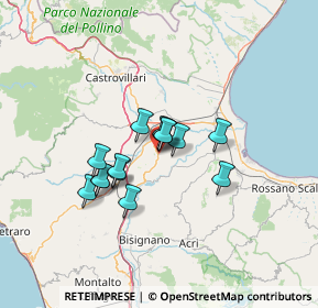 Mappa Via Francesco Fera, 87019 Spezzano Albanese CS, Italia (10.38714)