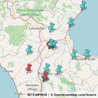 Mappa Via Plebiscito, 87019 Spezzano Albanese CS, Italia (18.96)