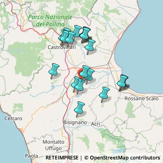 Mappa Via Plebiscito, 87019 Spezzano Albanese CS, Italia (14.5265)