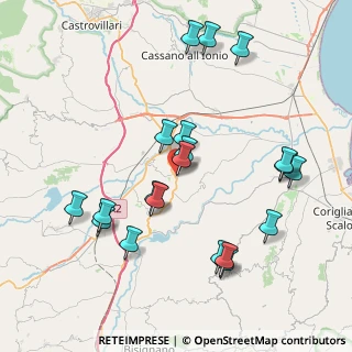Mappa Via Vittorio V. Vattimo, 87019 Spezzano albanese CS, Italia (9.0825)